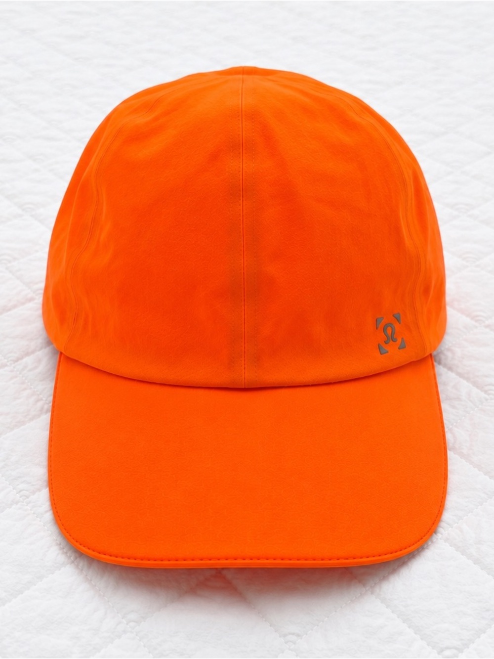 Lululemon Fast and Free Running Hat Neon Safety Orange Adjustable Cap OS​